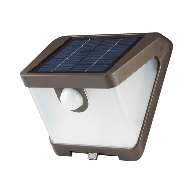 Halo SWL0540B SWL Motion-Sensing Solar Powered LED Bronze Security Wall Light