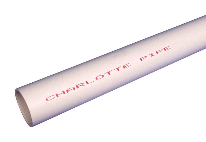 Charlotte Pipe PVC 4010 1000HC Schedule 40 PVC Pipe 1 in. D X 5 ft. L Plain End 450 psi