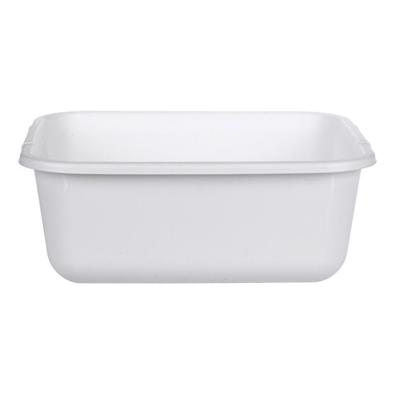 Rubbermaid FG2951ARWHT White Plastic Dishpan 11.4 qt