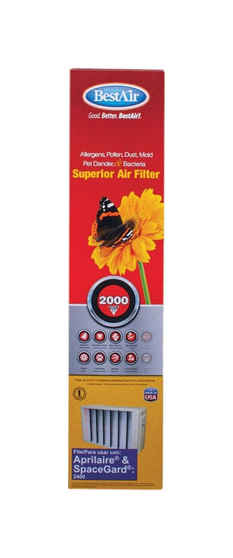 Bestair A401-SG4-11R 27 in. W X 16 in. H X 6 in. 11 MERV Pleated Air Filter 1 pk