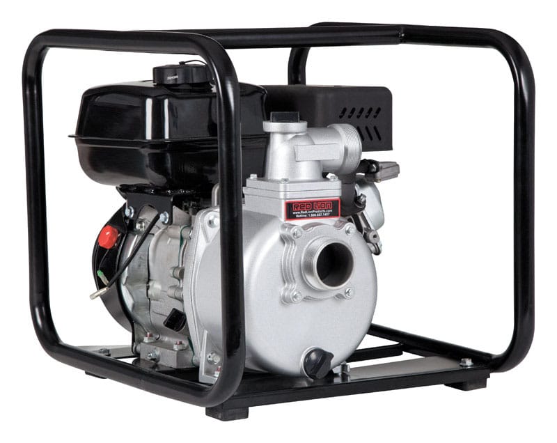 RED LION 617034 6 HP 9000 gph Aluminum Switchless Switch Gas Trash Pump
