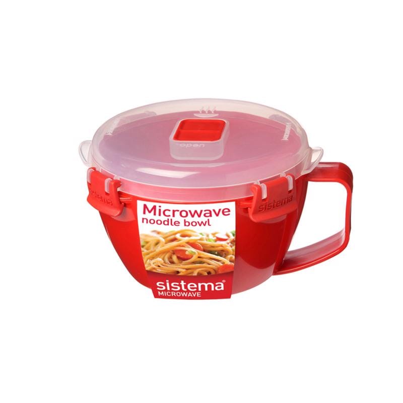 Sistema 1109ZS 31.79 oz Red Noodle Bowl 1 pk