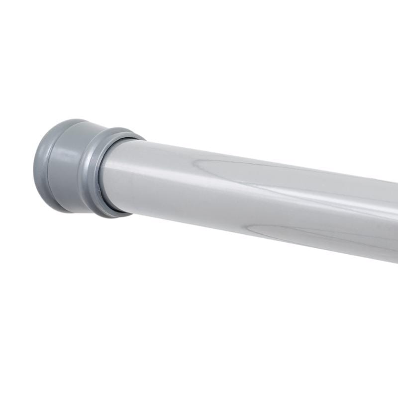 Zenna Home 608-S Shower Tension Rod 60 in. L Silver