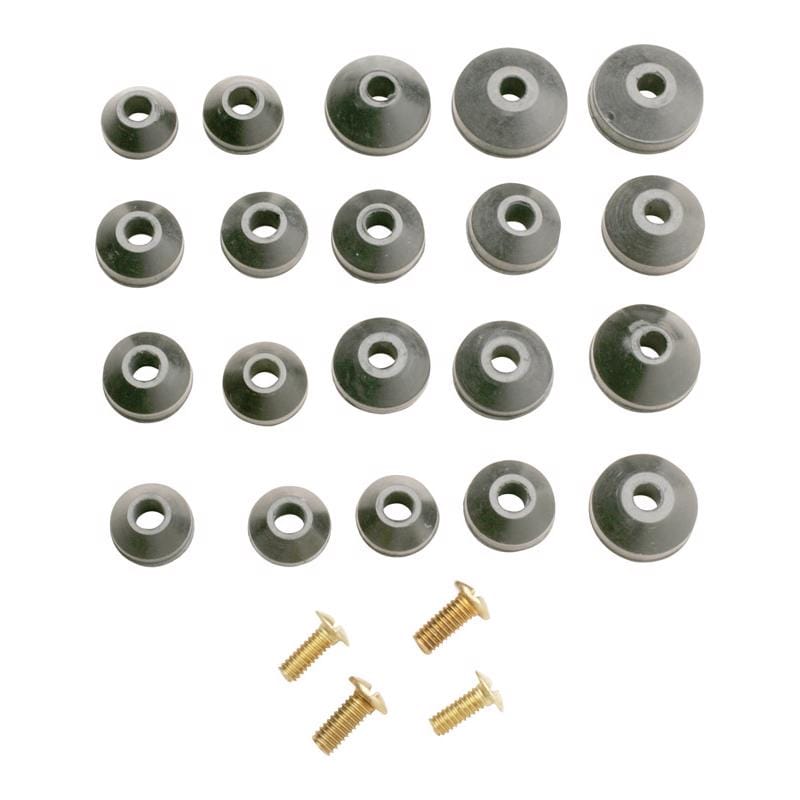 Plumb Pak PP805-22 Assorted in. D Rubber Beveled Faucet Washer 20 pk