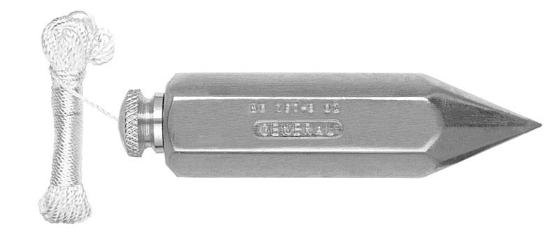 General 790-5 5 oz Steel Plumb Bob 3-3/8 in. L 1 pc