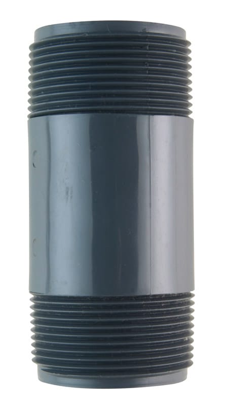 B&K 507-040 ProLine Schedule 80 1-1/2 in. MIP X 1-1/2 in. D MIP PVC 4 in. Nipple 1 pk