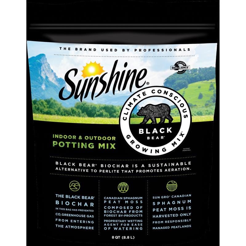 Sunshine 132115.Q08P Black Bear All Purpose Potting Mix 8 qt
