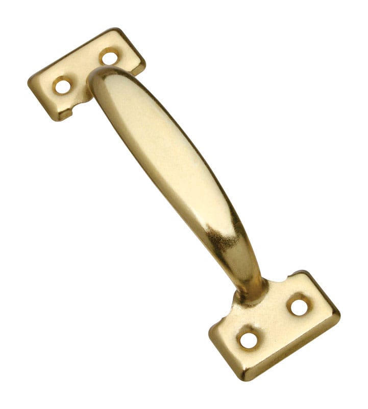 National Hardware N116-889 5-3/4 in. L Bright Brass Gold Steel Utility Pull