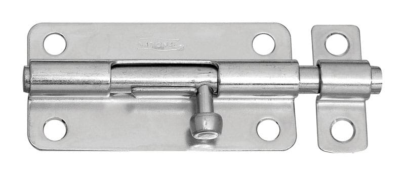 National Hardware N151-654 4 in. L Zinc-Plated Steel Barrel Bolt 1 pk