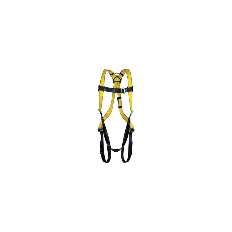 Safety Works 10096565 Workman Qwik-Fit Unisex Polyester Safety Harness Yellow 1 pc