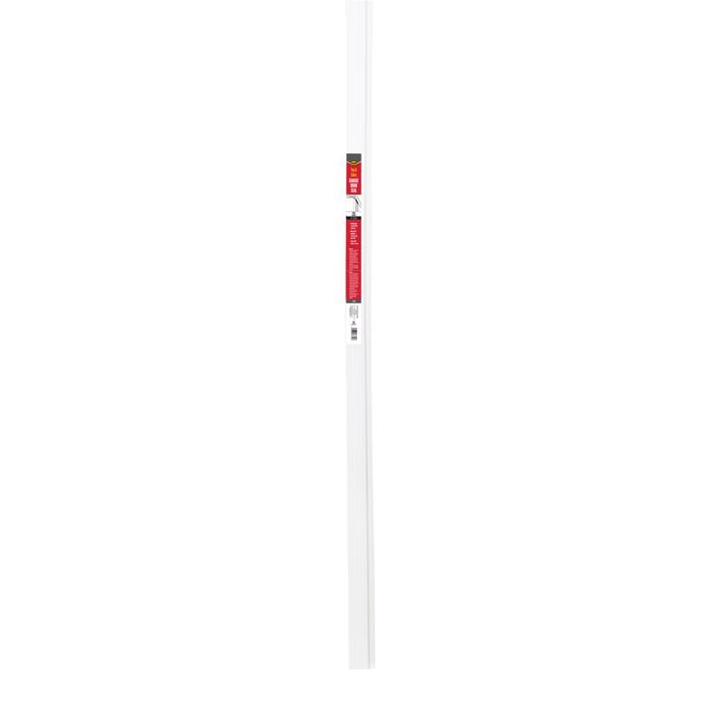 M-D Building Products 87700 White Vinyl Weatherstrip For Garage Doors 108 in. L X 0.25 in.