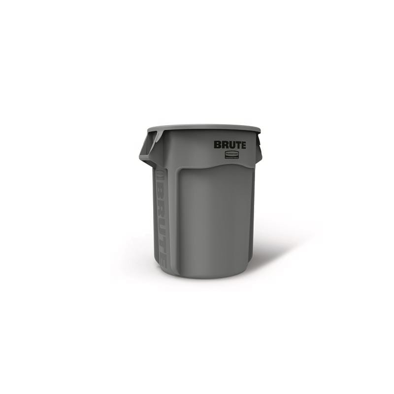 Rubbermaid FG265500GRAY Brute 55 gal Gray Polyethylene Garbage Can