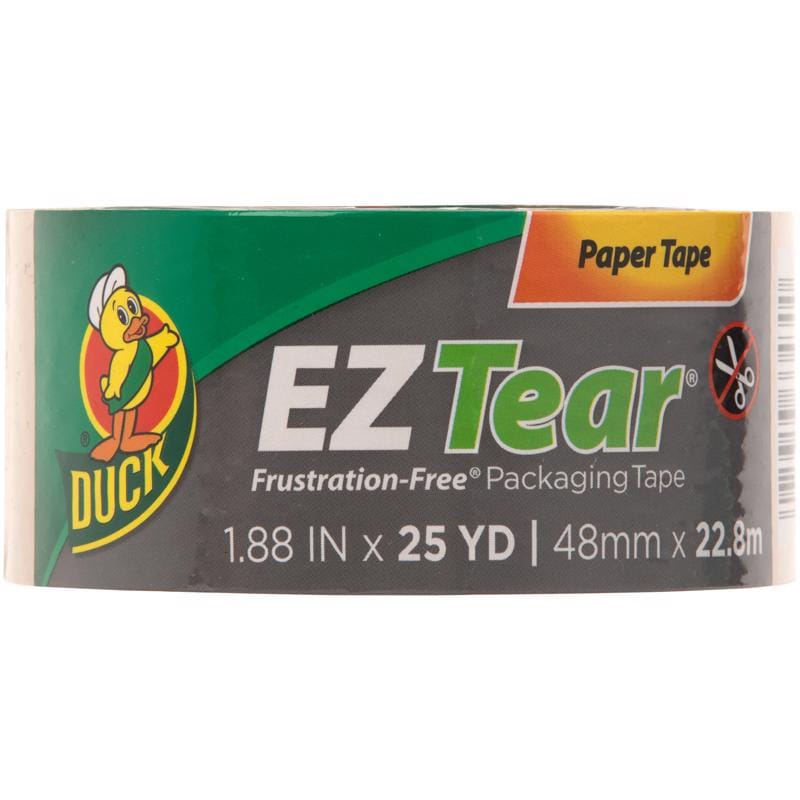 Duck 242828 EZ Tear 1.88 in. W X 25 yd L Packaging Tape