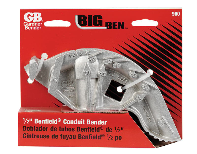 Gardner Bender 960 Big Ben 1/2 in. Conduit Bender 7.7 in. L 1 pc