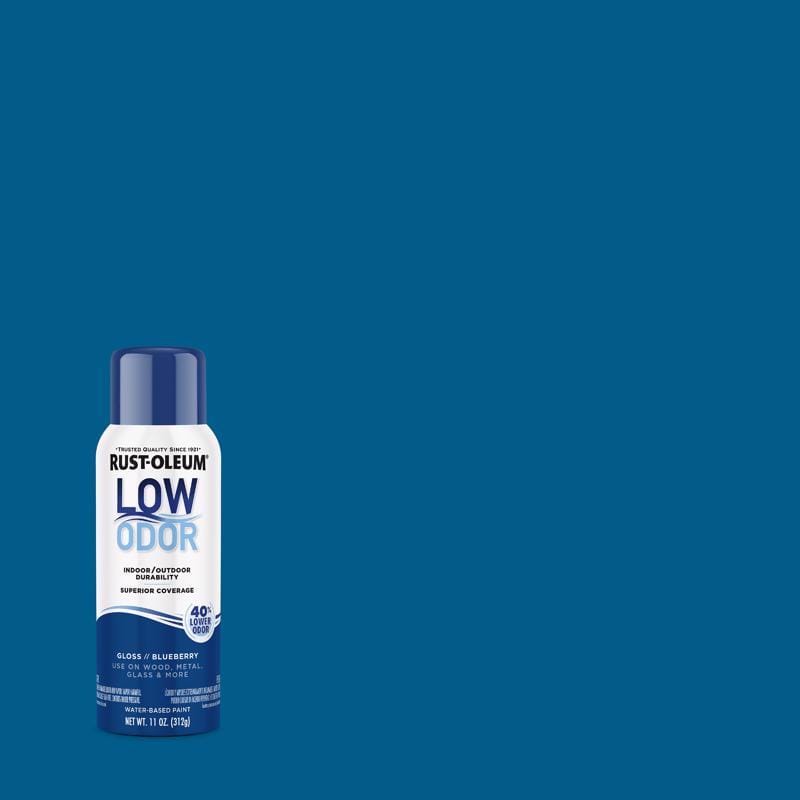 Rust-Oleum 388272 Low Odor Gloss Blueberry Spray Paint 11 oz