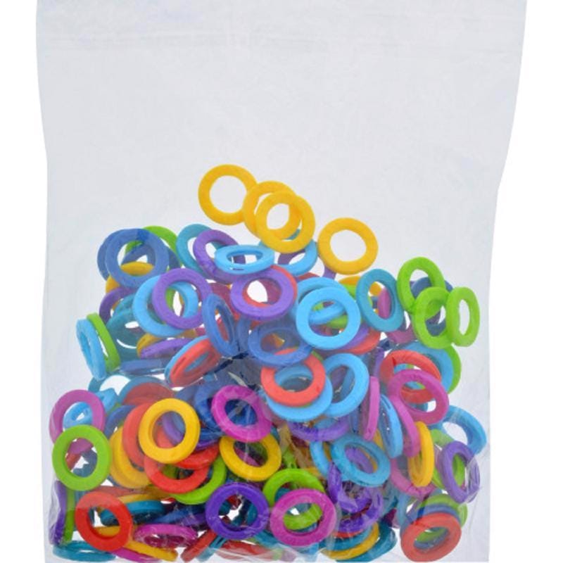 Hillman 701461 Plastic Multicolored Bands/Caps Key Ring