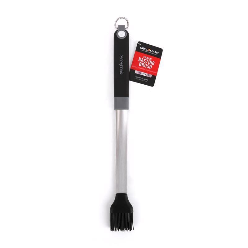Grill Mark 20173ACE Silicone/Steel Black/Silver Grill Basting Brush 1 pk