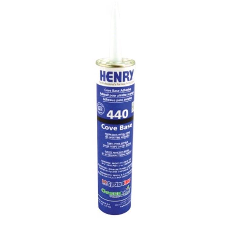 Henry 12105 440 High Strength Beige Cove Base Adhesive 11 oz