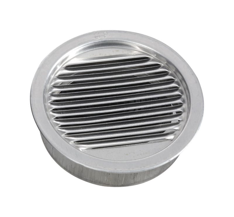 Air Vent 50002 3 in. W X 3 in. L Mill Silver Aluminum Mini Louver