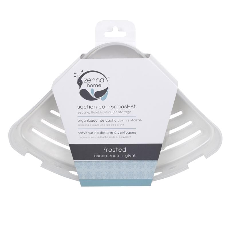 Zenna Home 394KK2 2.5 in. H X 10.75 in. W X 7.3 in. L Suction Corner Basket