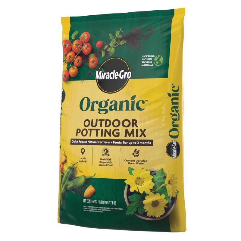 Miracle-Gro 71286430 Organic Organic All Purpose Potting Mix 16 qt