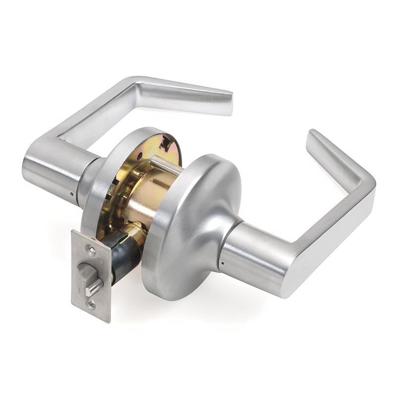 Tell CL100013 Cortland Satin Chrome Passage Lever 1-3/4 in.