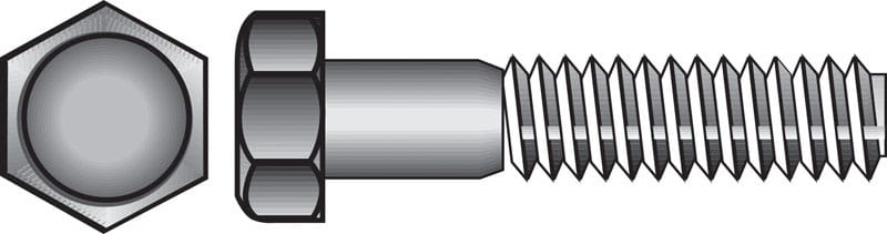 Hillman 811627 1/2 in. D X 5-1/2 in. L Hot Dipped Galvanized Steel Hex Bolt 25 pk