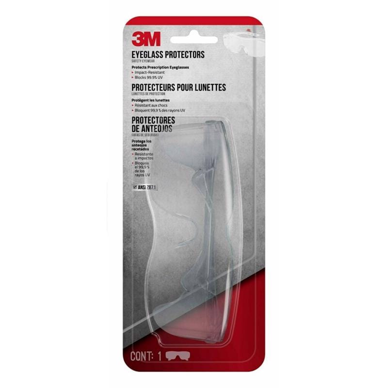 3M 47030H1-DC Safety Glasses Clear Lens Clear Frame 1 pc