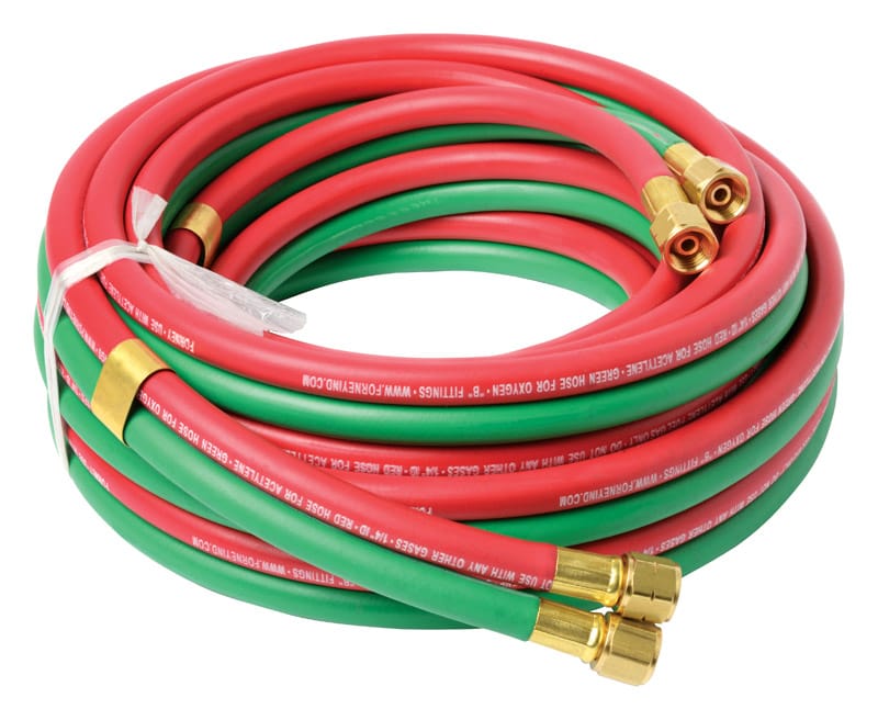 Forney 86145 1/4In X 25Ft Twin Oxy Acet Hose Grade R