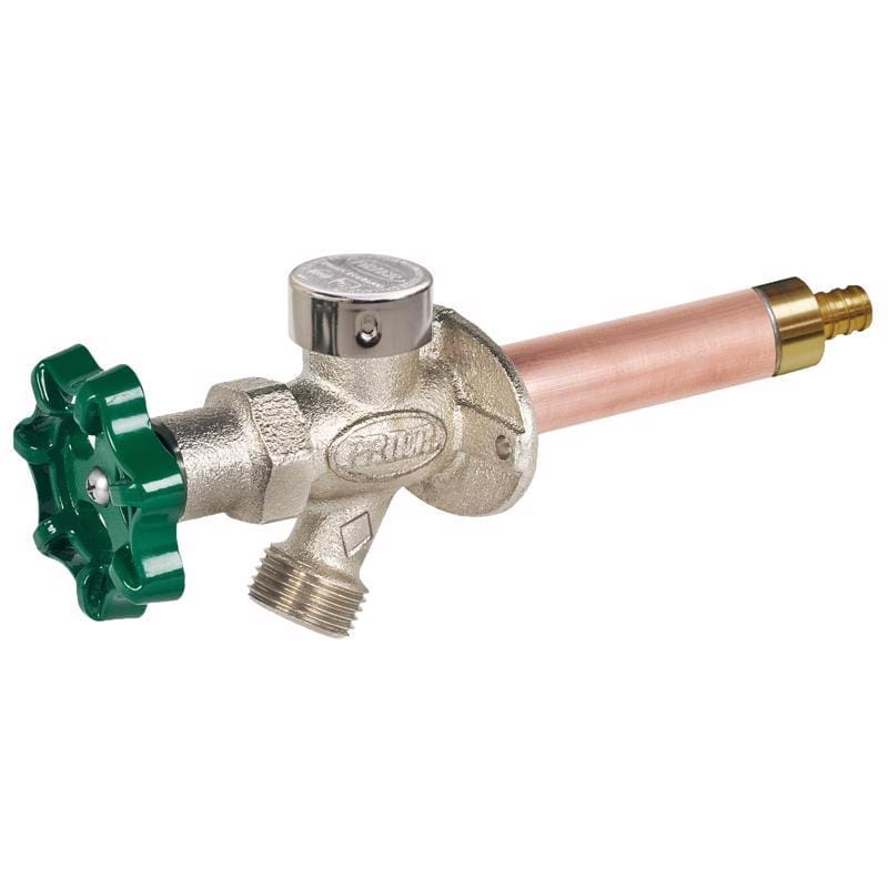 Prier C-144W04 1/2 in. PEX in. Anti-Siphon Brass Freezeless Wall Hydrant