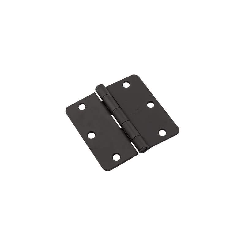 National Hardware N830-431 3-1/2 in. L Black Door Hinge 1 pk