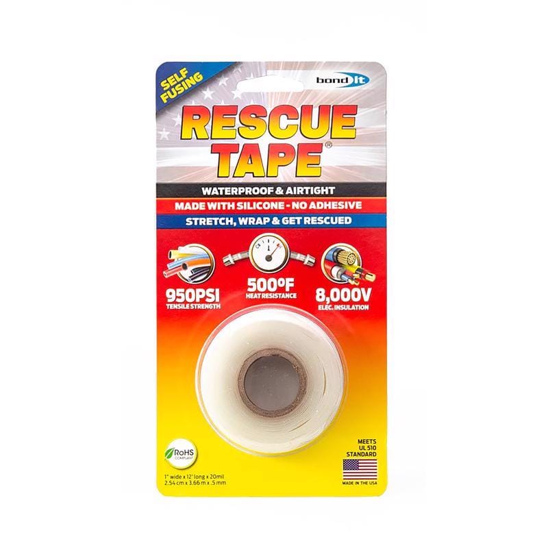 Rescue Tape RT12012BCL Clear 1 in. W X 12 ft. L Silicone Tape