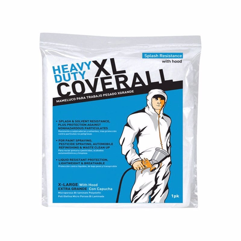 Trimaco 09961.6 Polyolefin Coveralls White XL 1 pk
