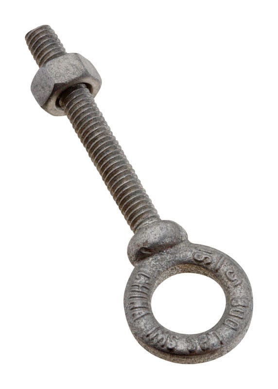 National Hardware N245-100 5/16 in. X 2-1/4 in. L Galvanized Forged Steel Eyebolt Nut Included
