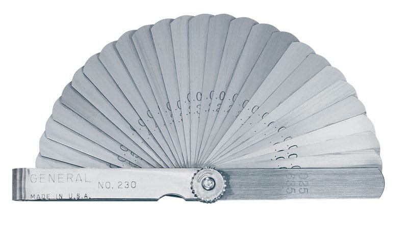 General 230 Economy Straight Leaf Feeler Gauge 1 pc