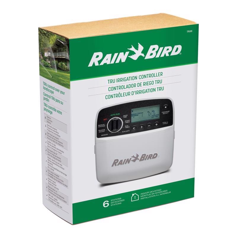 Rain Bird TRU6I Programmable 6 Zone Indoor Sprinkler Timer
