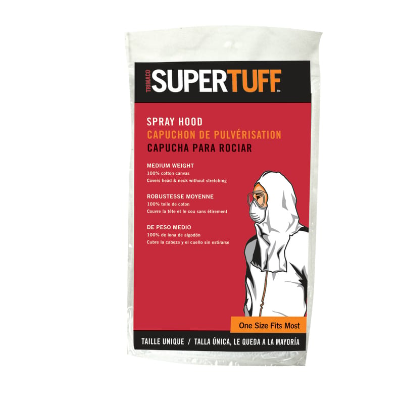 Supertuff 09503 Cotton Spray Sock Hood White One Size Fits All 1 pk