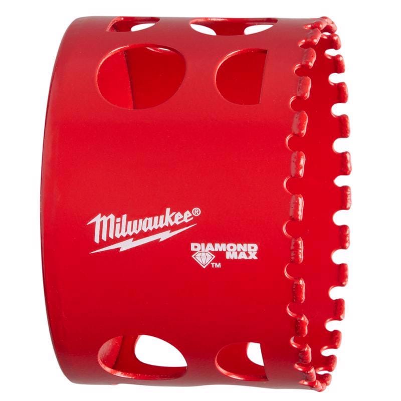 Milwaukee 49-56-5660 Diamond Max 2-1/2 in. Diamond Grit Glass/Porcelain/Tile/Stone 2-1/2 in. L Hole Saw