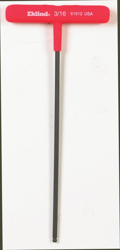 Eklind 61812 Power-T 3/16 in. SAE T-Handle Ball End Hex Key 1 pc