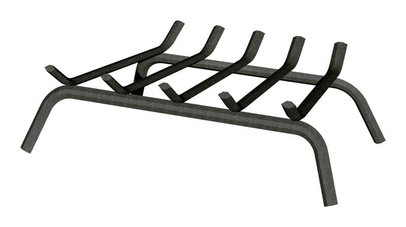 Panacea 15451 Open Hearth Black Matte Steel Fireplace Grate