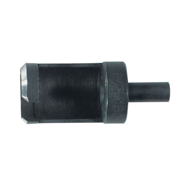 Irwin 43910 5/8 in. X 2 in. L High Carbon Steel Plug Cutter Round Shank 1 pc
