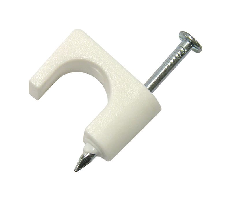 Gardner Bender PSW-165 1/4 in. W Plastic Insulated Coaxial Staple 50 pk