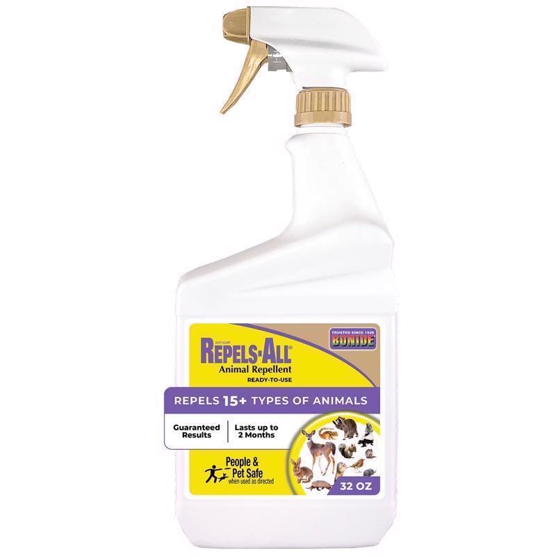 Bonide 2386 Repels-All Animal Repellent Spray For Most Animal Types 32 oz