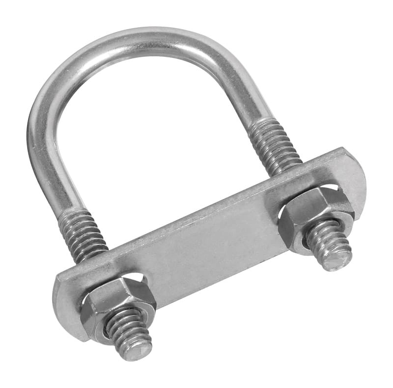 National Hardware N222-422 1/4 in. X 1-1/8 in. W X 2-1/4 in. L Coarse Zinc-Plated Stainless Steel U-Bolt
