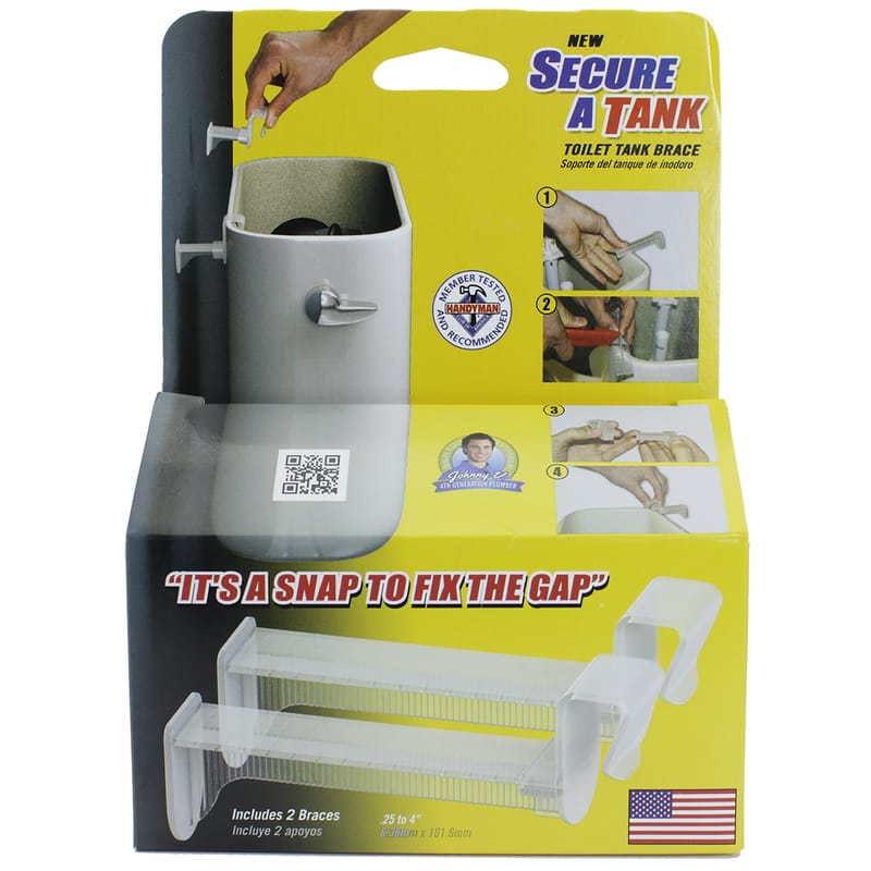 Secure A Tank SAT-068 Toilet Tank Brace White