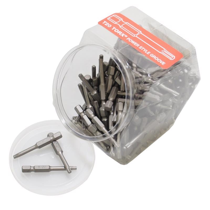 Best Way Tools B83961 Torx T20 X 2 in. L Screwdriver Bit Carbon Steel 150 pc