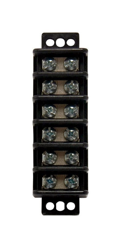 Gardner Bender GTB-406 22-10 Ga. Insulated Wire Terminal Block Black 1 pk
