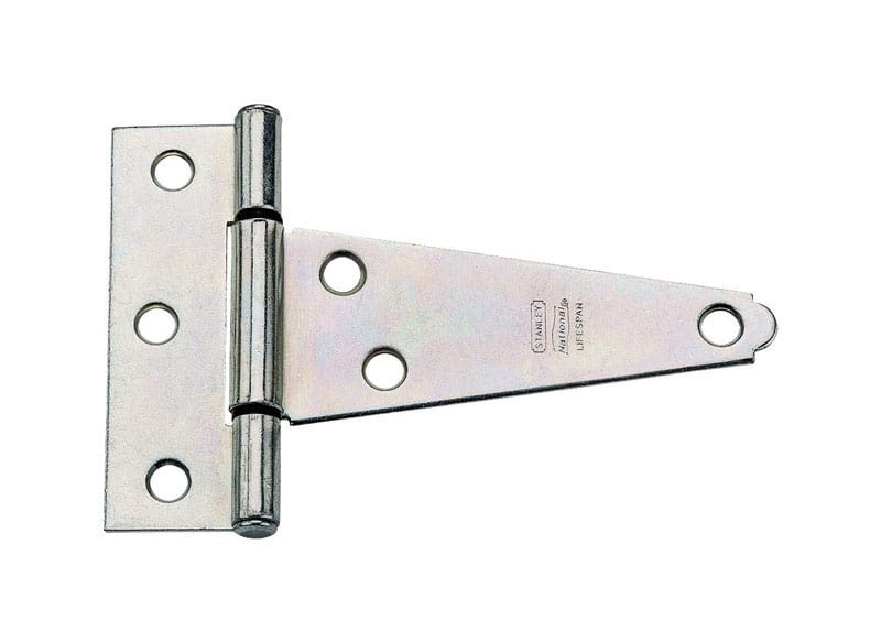 National Hardware N129-023 4 in. L Zinc-Plated Extra Heavy Duty T-Hinge 1 pk