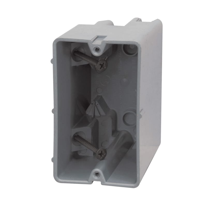 Madison Electric MSB22+ Smart Box Rectangle PVC Electrical Box Gray