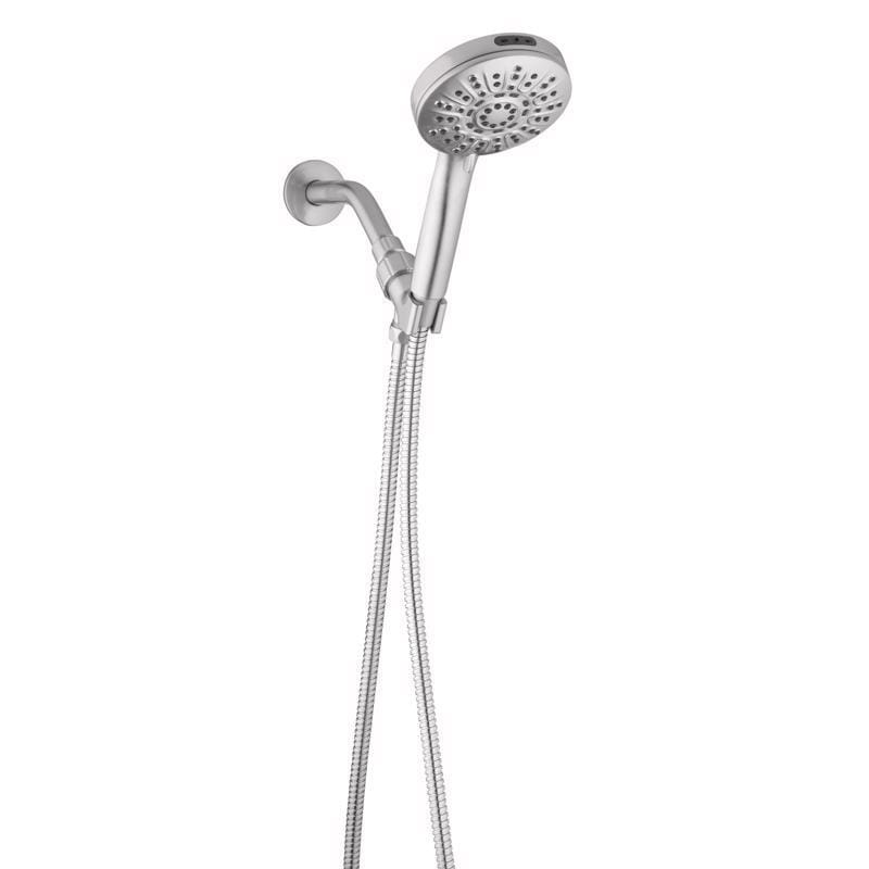Oakbrook Collection SH-OB10003BN Brushed Nickel ABS 6 settings Handheld Showerhead 1.8 gpm